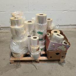 Partij doorzichtige folie 